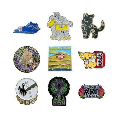 comprare Pin di lapel di smalto morbido personalizzato con logo personalizzato e rivestimento in oro / argento / rame online manufacture