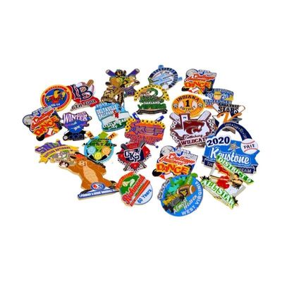 comprare Pini di lapel in smalto duro e morbido a sfera di metallo con disegno di logo personalizzato online manufacture