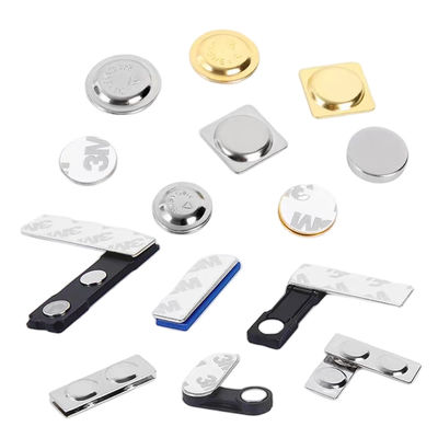 comprare Magnete personalizzato al neodimio per badge, per un fissaggio sicuro e duraturo del cartellino identificativo online manufacture