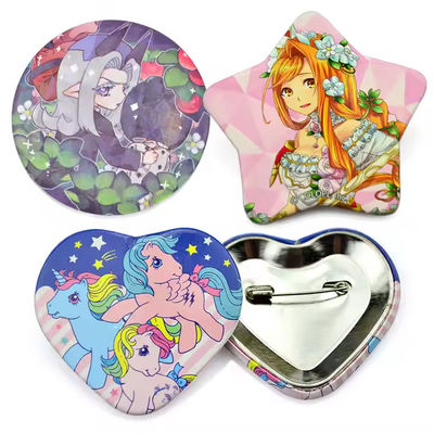 comprare Vendita Diretta in Fabbrica Artigifts Prezzo Basso Distintivi Personalizzati con Bottoni Spilla Logo Stampato Parti di Distintivi in Latta Vuoti 37Mm 58Mm online manufacture