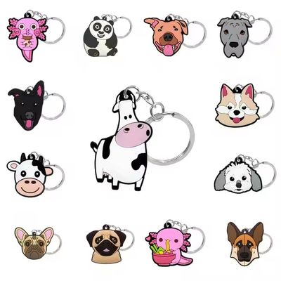 comprare Custom Metal Keychain with Die Struck/Soft Enamel and Gold/Silver/Black Plating in Custom Size for Promotions online manufacture