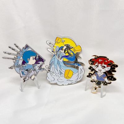 comprare Pini di lapel e badge personalizzati con design personalizzato Hard Enamel Craft e placcaggio in oro / argento / rame online manufacture