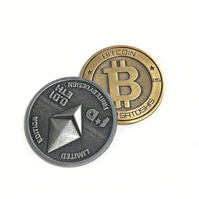 comprare Moneta personalizzata a doppia faccia con stampa a rilievo e finitura bronzo antico per club motociclistici e collezionisti online manufacture