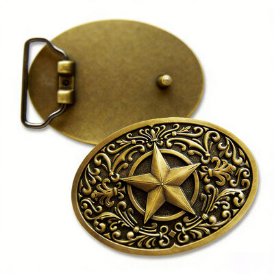 comprare Personalizza la tua fibbia per cintura in lega di zinco color argento anticato con dettagli colorati in smalto morbido. online manufacture