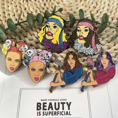 Un buon prezzo. Pin di lapel di smalto morbido rivestito in oro rosa su misura con disegno personalizzato per regali promozionali in linea