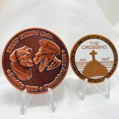 Hot Item Factory Souvenir su misura Oro Argento Placcaggio a due toni Logo della moneta 3D