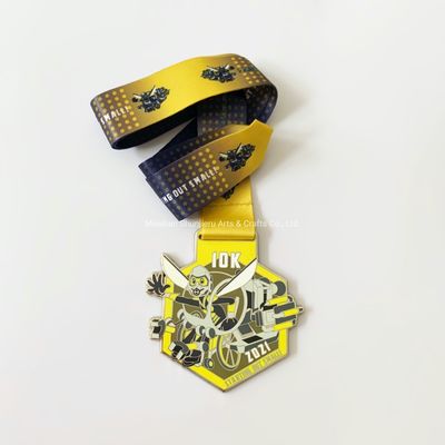 Medaglia sportiva in forma personalizzata per Taekwondo oro argento e medaglie di bronzo