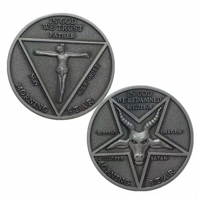 Monete personalizzate da 2 pollici con incisione in metallo Monete di sfida commemorative