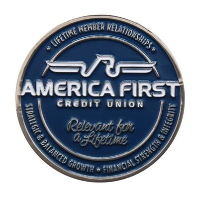 Monete da sfida 3D in lega di zinco personalizzate da 1/2 pollice a 4 pollici per regali commemorativi e aziendali