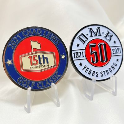 Monete 3D di acciaio in lega di zinco di acciaio metallo smalto oro argento monete da souvenir metallo monete da sfida