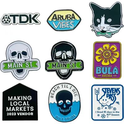 Pini personalizzati personalizzate i vostri distintivi con disegni personalizzati unici per personale e aziendale
