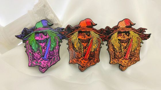 Cappello per artigianato morbido, lapelato, spine di abbigliamento in metallo, spine di lapelato stampate su misura da 1,5 mm a 2 mm