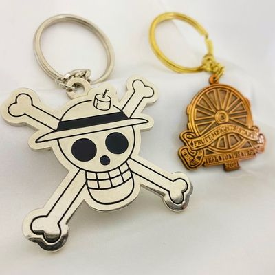 Un buon prezzo. Portachiavi personalizzato con logo 3D, lettere in smalto duro/morbido e retro sabbiato per portachiavi promozionali in linea