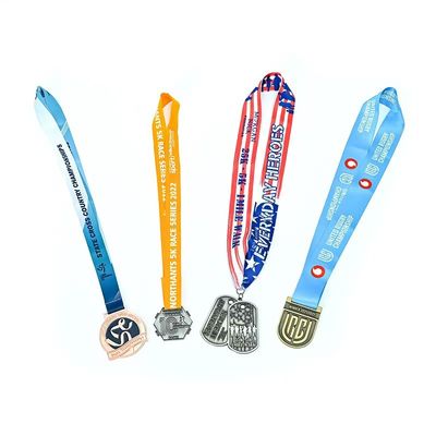 Medaglia Lanyards personalizzati 10mm 13mm 15mm Lanyards personalizzati e distintivi