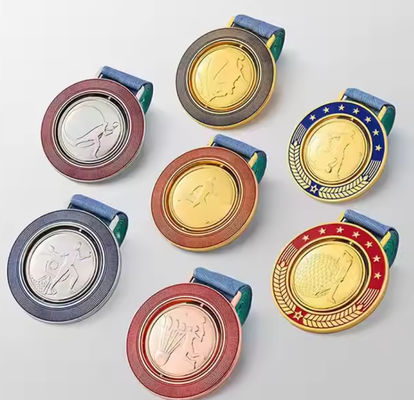 Europa e Nord America Medaglia di metallo con design regionale senza trofei minimi e processo di stampaggio a stampa