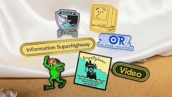 Metal 1.5in Soft Enamel Lapel Pins Badge Metal Hard Custom Metal Pin Badges