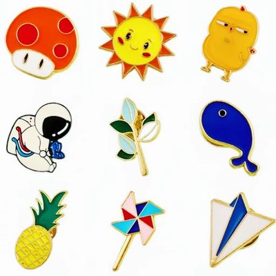 Fabbrica Pini di lapel personalizzati Logo 2d 3D Pini di smalto duro morbido Fabbricante Nessun ordine minimo Cartone animato Insegna di metallo in lega di zinco