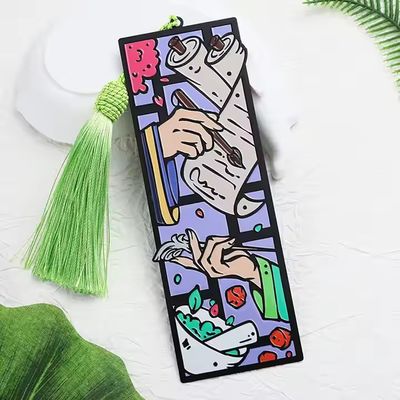 Regali Promozionali Segnalibro in Metallo Smaltato in Lega di Zinco Segnalibro Personalizzato Personalizzato 3D Simpatici Segnalibri Anime Cartoon per Libro