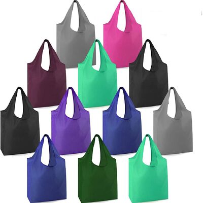 Un buon prezzo. Borsa shopper pieghevole ecologica in poliestere ripstop impermeabile riutilizzabile personalizzabile promozionale (disponibile in magazzino) in linea