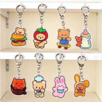 Portachiavi personalizzati in acrilico per numeri di camera d'albergo, targhette creative a forma di diamante con tecnica tessuta e motivo a quadretti