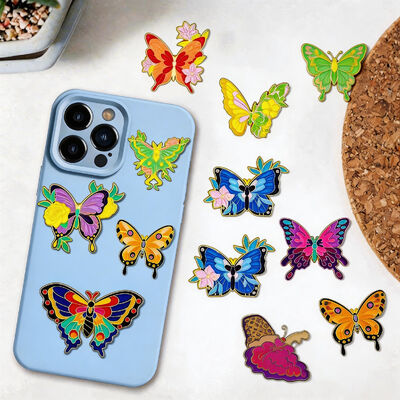 Un buon prezzo. Adesivo per il telefono in metallo personalizzato per donne ️ Stile brooch con adesivo 3M ️ EAU, Arabia Saudita, Kuwait, Oman, Bahrain in linea