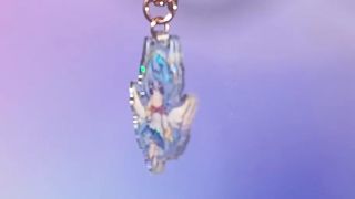 Portachiavi anime acrilico personalizzato con ciondolo acrilico olografico economico personalizzato