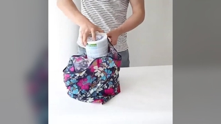 Borse tote stampate personalizzate: borse pieghevoli in poliestere riciclato, borse per lo shopping e le promozioni a colori