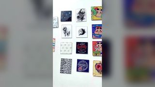 Magneti per frigorifero acrilici personalizzati personalizzati Design Magnete per frigorifero animale carino per frigorifero D